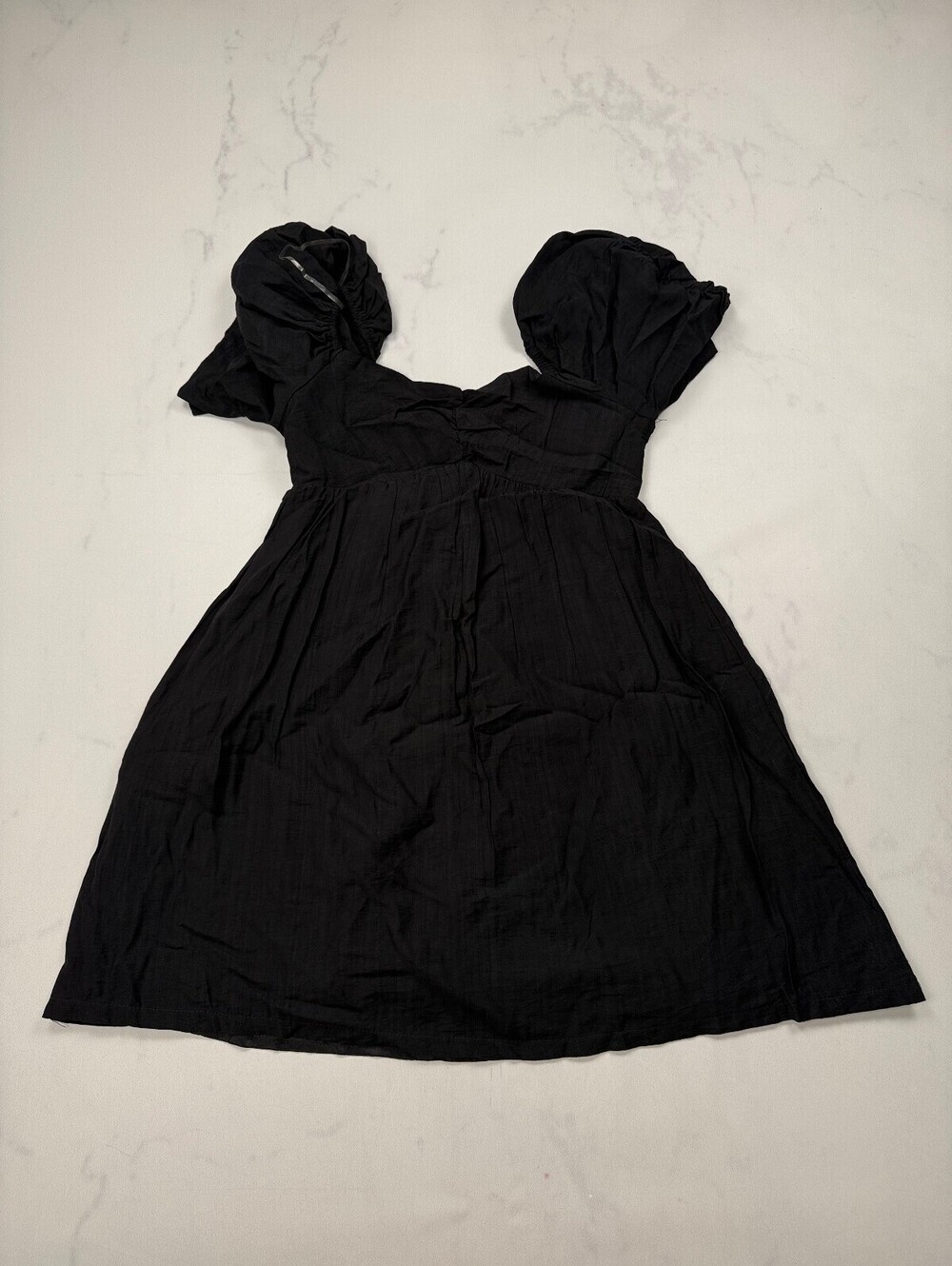 The Post Post Mini Dress Black Modern Romantic - Womens S